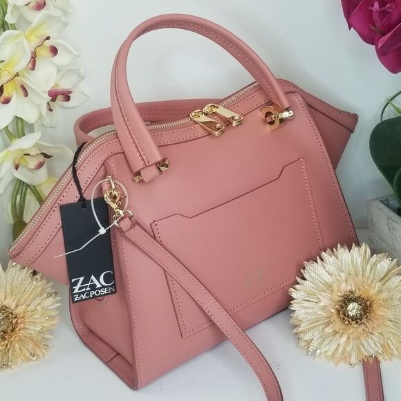 🆕️Zac Posen Eartha Small Double Handle Mahogany - Picture 8 of 11